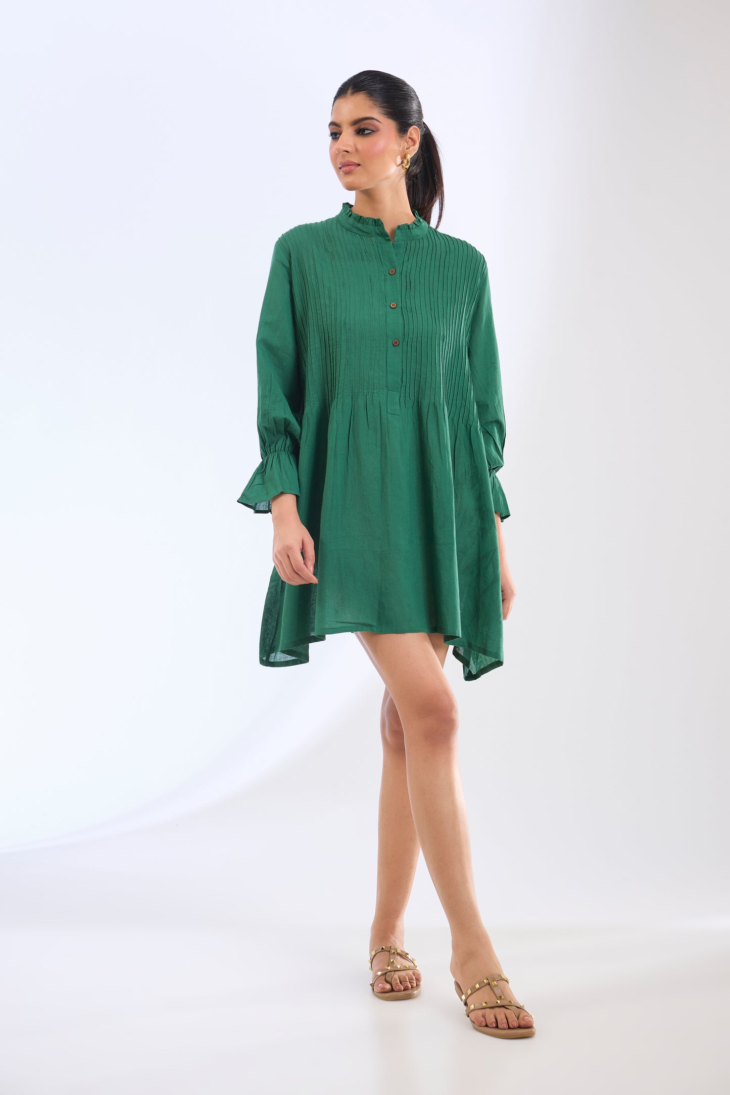 The Grove Green Dress