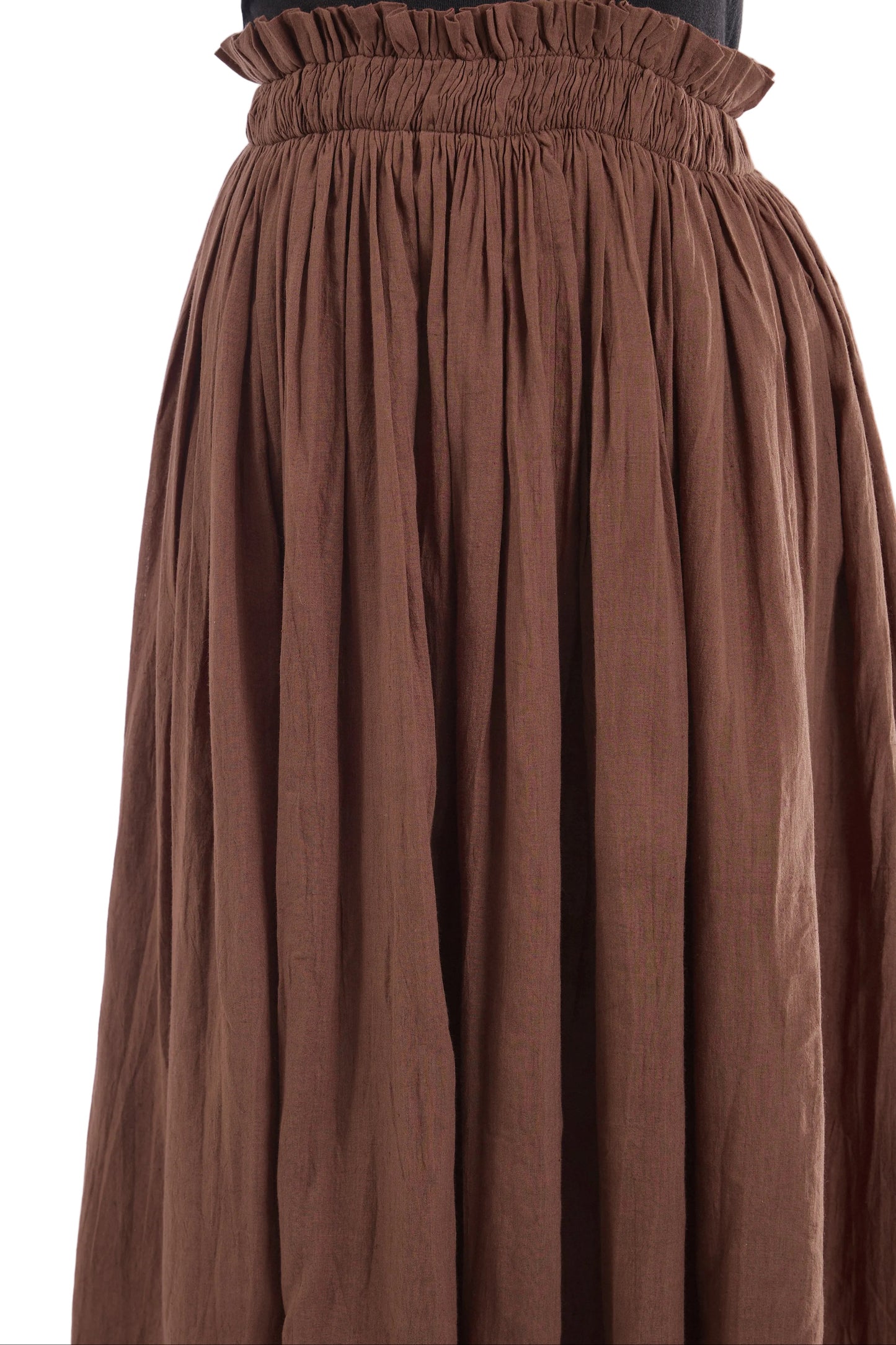 The Mocha Gathered Skirt