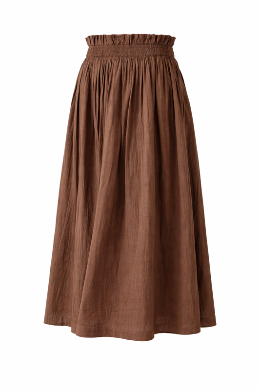 The Mocha Gathered Skirt